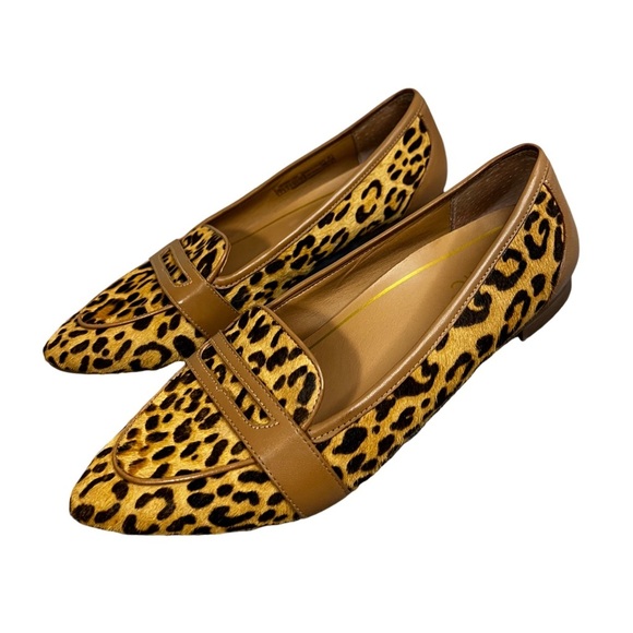 Vionic Savannah Leopard Print Flat / loader size 7 leather / cow hair - Picture 6 of 9